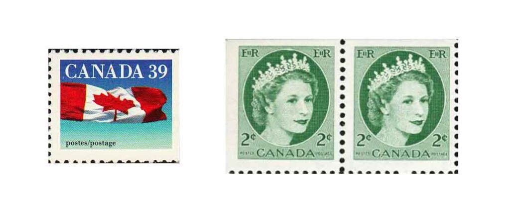 Stamps with Straight edges