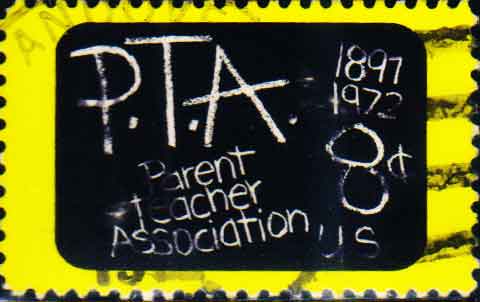 Stamp on Parent Teacher Association (USA 1972)