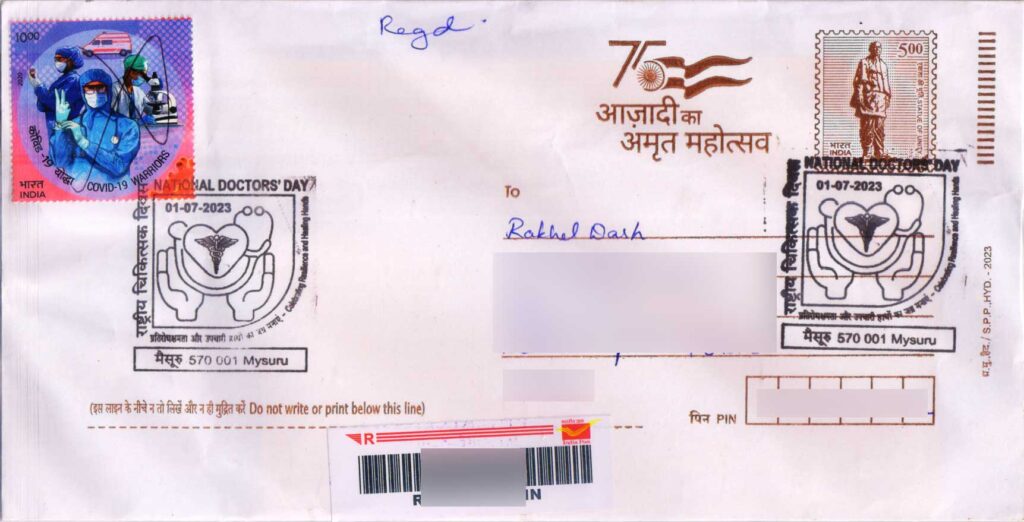 National Doctor's Day Cover - Mysuru