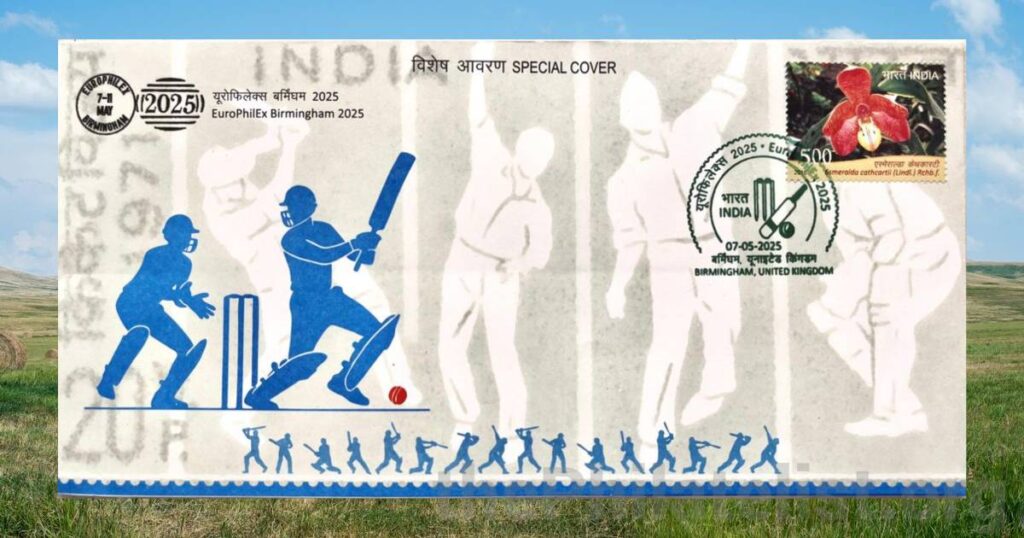 Special Cover Released on Cricket at EuroPhilex Birmingham 2025