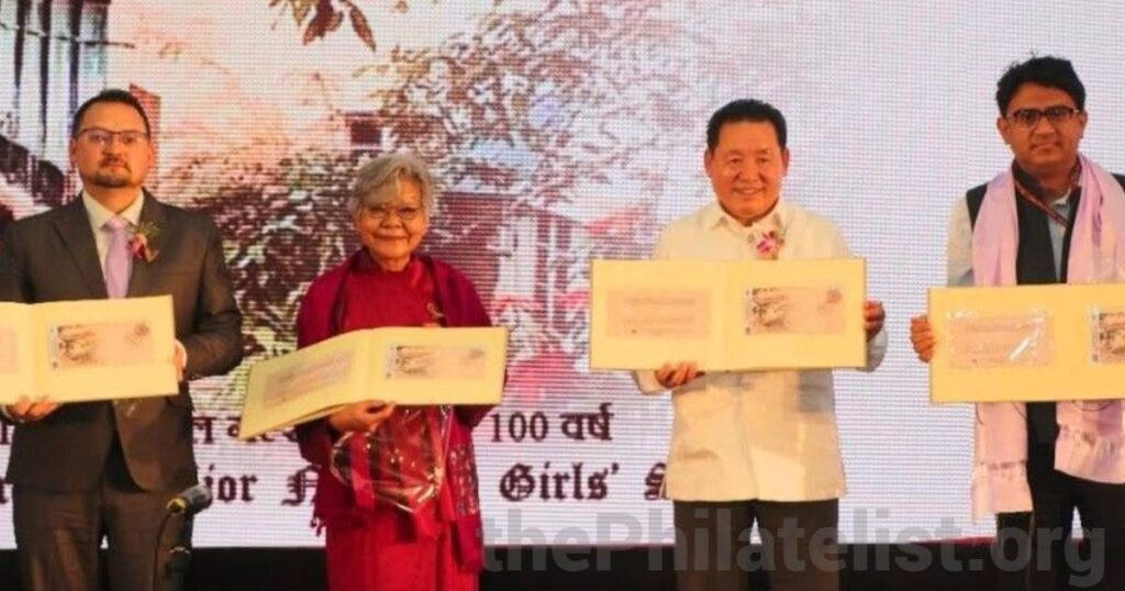 Release of special cover on Paljor Namgyal Girls' School