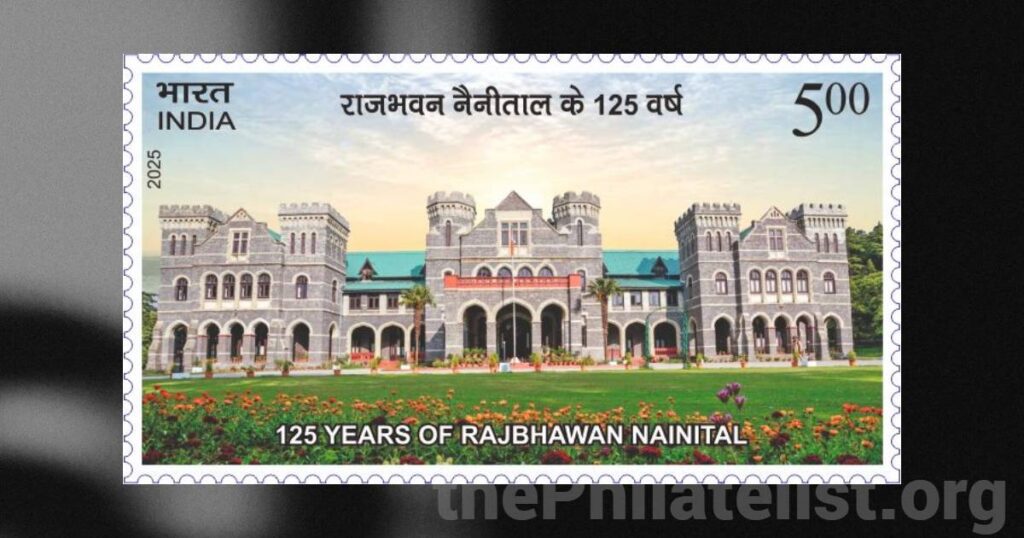 Commemorative Stamp on 125 Years of Raj Bhawan, Nainital