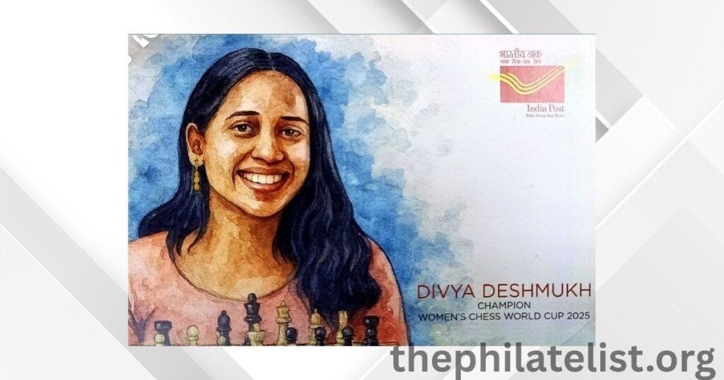 Picture Postcard Released in Bengaluru to Commemorate Chess Star Divya Deshmukh’s Milestone Achievement