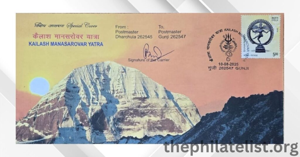 Carried cover released to commemorate the sacred Kailash Mansarovar Yatra